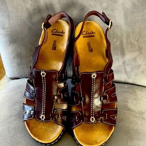 Clarks collection soft cushion sandals